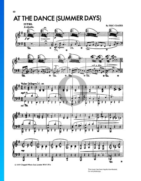 Summer Days Suite: At The Dance Sheet Music