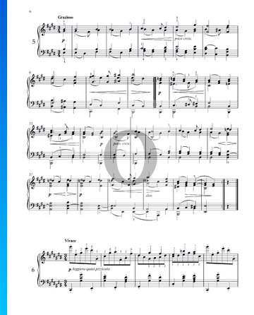 Waltz, Op. 39 No. 6 Spartito