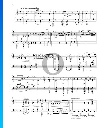 Grande Sonata, Op. 7: 2. Largo con gran espressione Sheet Music