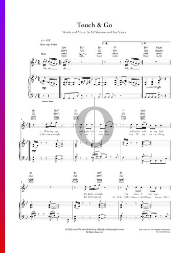Touch And Go Sheet Music