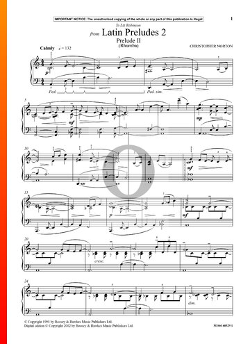 Latin Preludes 2: Prelude 2 (Rumba) Musik-Noten