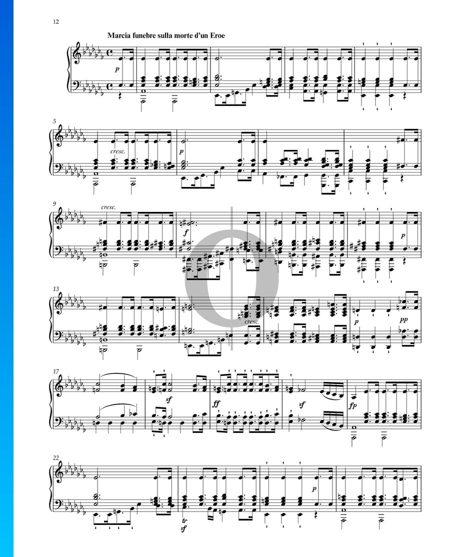 Grande Sonata (''Funeral March''), Op. 26 3. Marcia funebre sulla