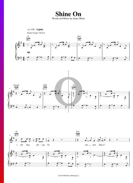 Shine On Musik-Noten
