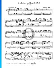 Prelude 22 B-flat Minor, BWV 867