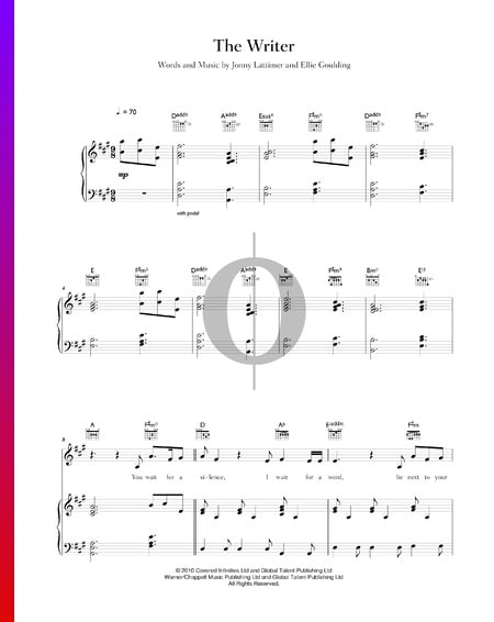 The Writer Sheet Music
