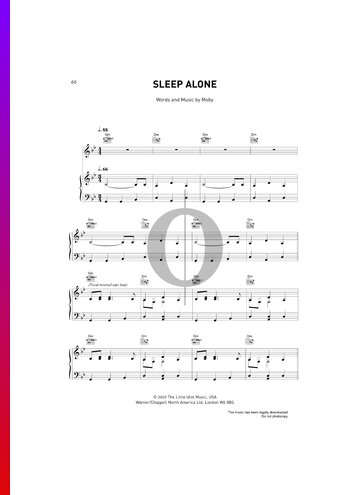 Sleep Alone bladmuziek