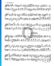 English Suite No. 1 A Major, BWV 806: 3. Courante I