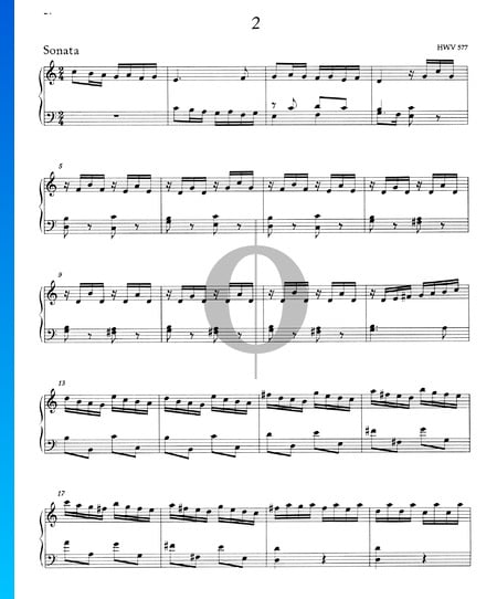 Sonate C-Dur, HWV 577
