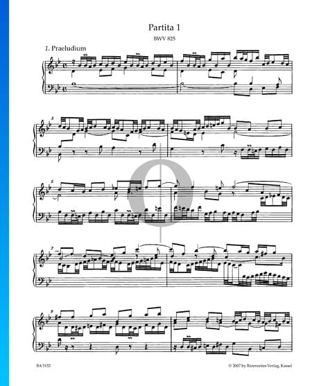 Partita 1, BWV 825: 1. Prélude