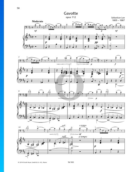 Gavotte, Op. 112