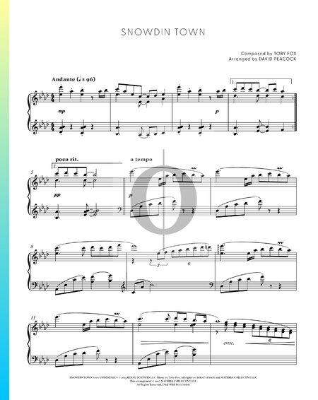 Snowdin Town Sheet Music