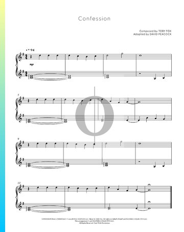 Confession Sheet Music