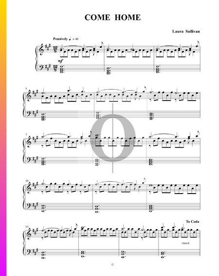 Come Home Sheet Music