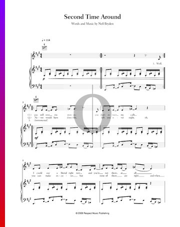 Second Time Around Sheet Music