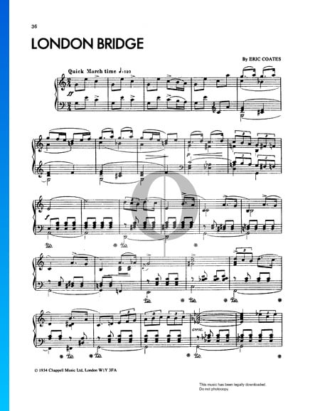 London Bridge Musik-Noten