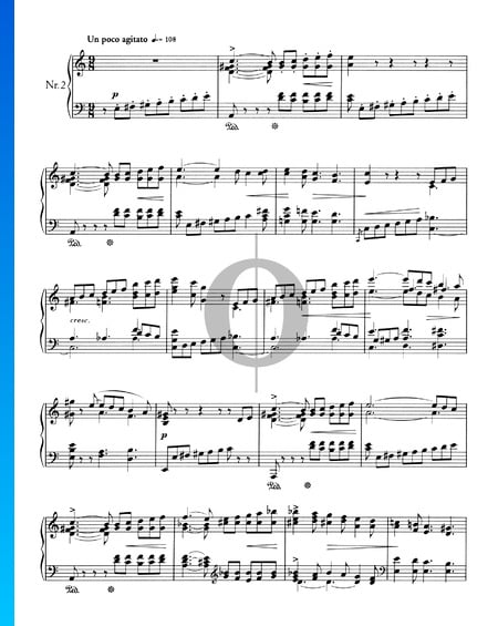 Pièces fugitives, Op. 15: Nr. 2 Musik-Noten