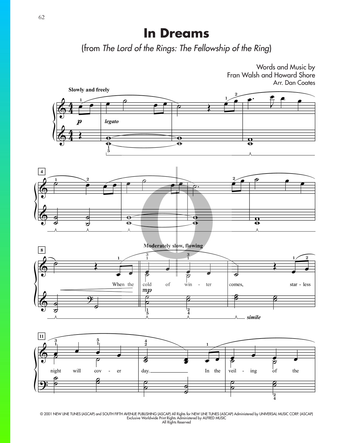 ▷ Lord of the Rings - Main Theme Sheet Music from The Lord of the