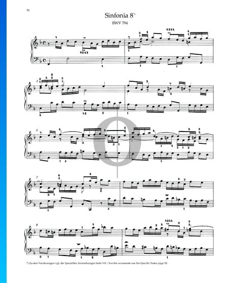Sinfonia 8, BWV 794