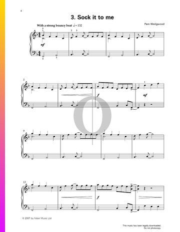 Sock It To Me Partitura