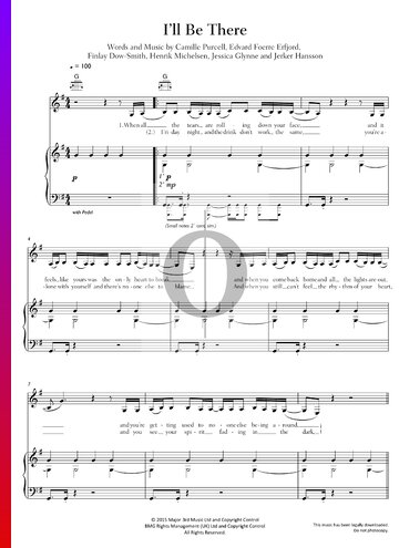 I'll Be There Sheet Music