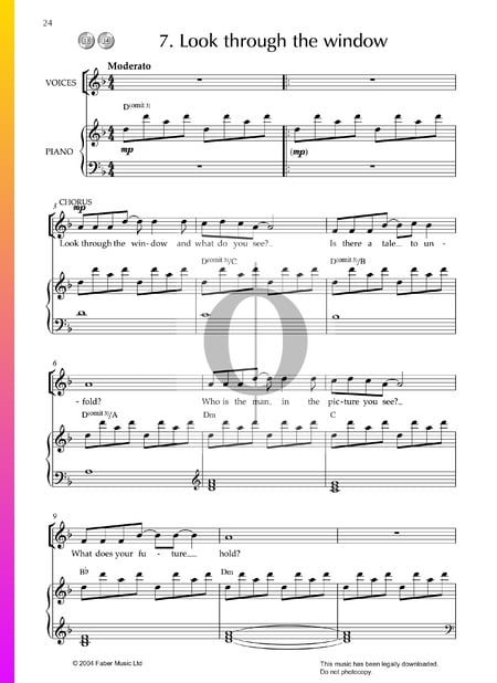 Look Through The Window Sheet Music