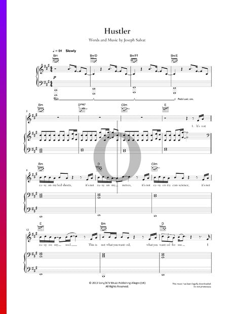 Hustler Sheet Music