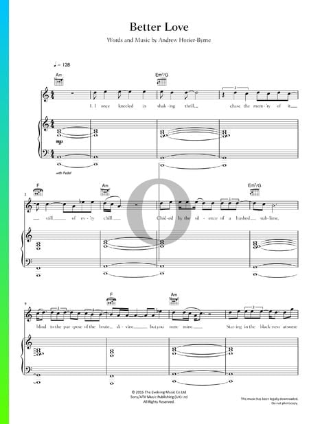 Better Love Sheet Music