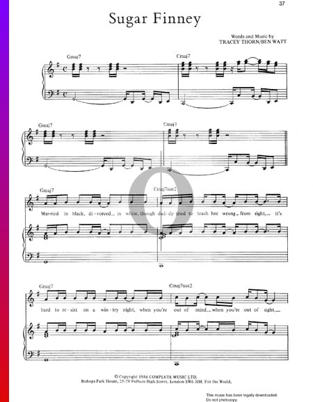 Sugar Finney Partitura