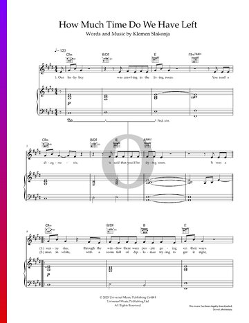 How Much Time Do We Have Left Sheet Music