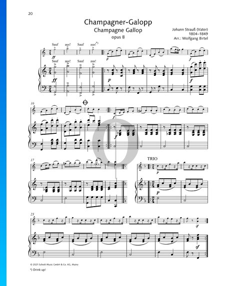 Champagne Gallop, Op. 8