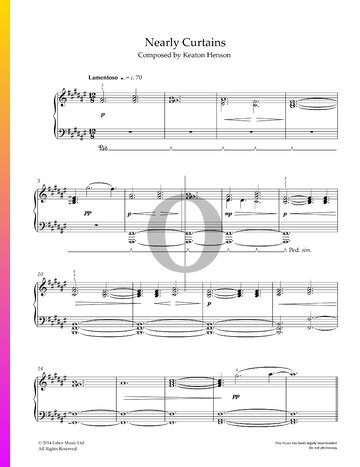 Nearly Curtains Sheet Music