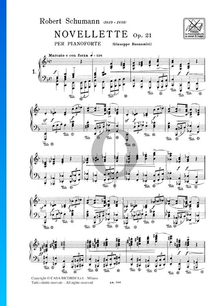 Novellette in F Major, Op. 21 No. 1