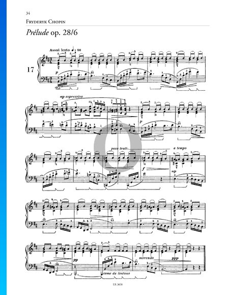 Prélude in h-Moll, Op. 28 Nr. 6