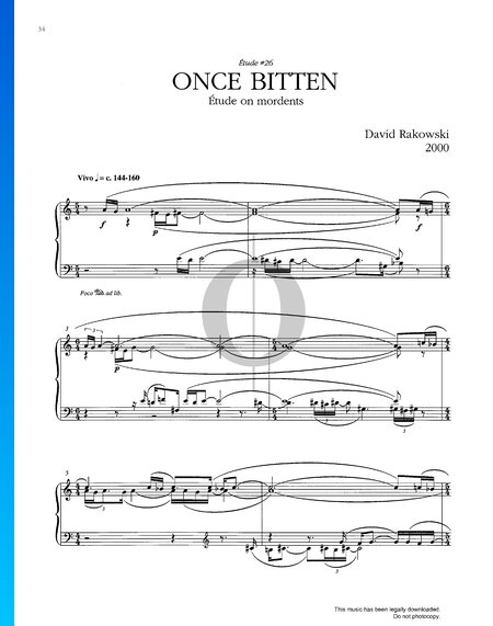 Études Book III: Once Bitten