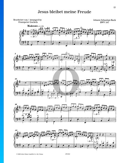 Wohl mir, dass ich Jesum habe - Jesus bleibet meine Freude, BWV 147