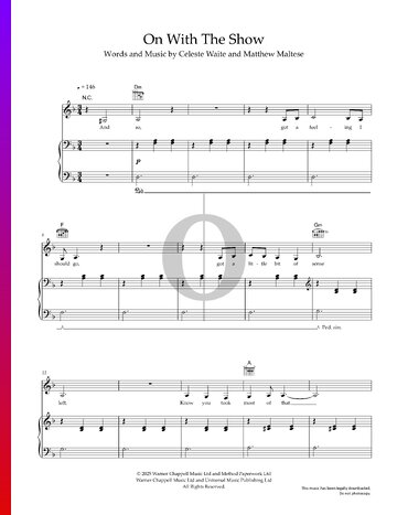 On With The Show Sheet Music