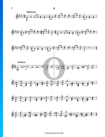 24 Preludes and Fugues: No. 4 in G-flat Major Sheet Music