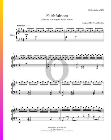 Faithfulness Musik-Noten