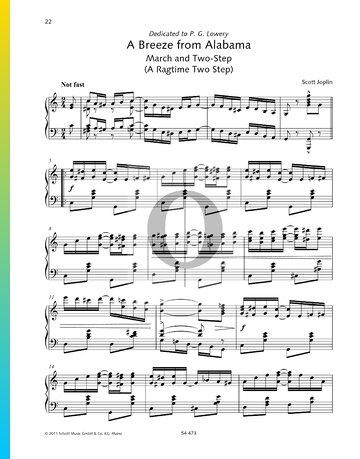 A Breeze From Alabama (March And Two-Step) Sheet Music