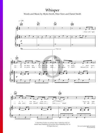 Whisper Sheet Music