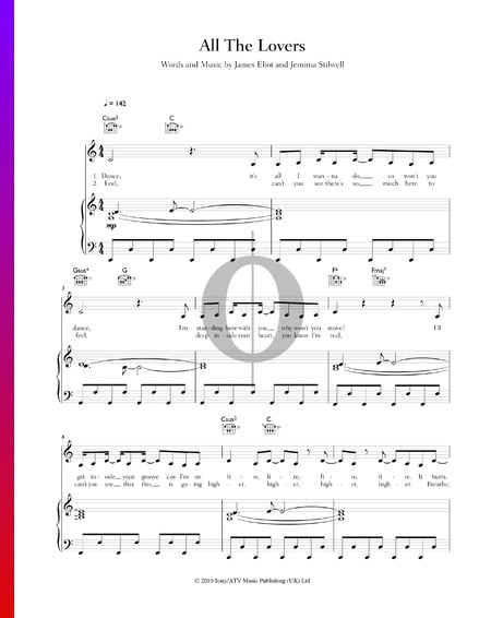 All The Lovers Sheet Music