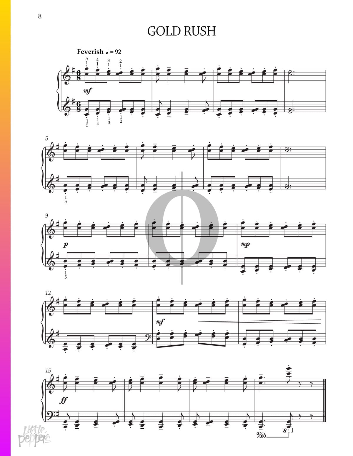 Gold Rush (Elissa Milne) Piano Sheet Music - OKTAV