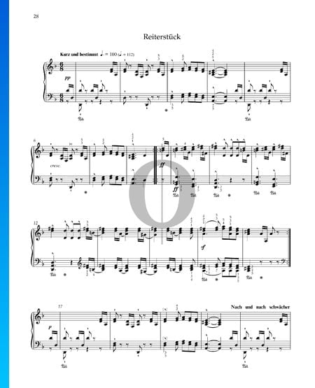 Reiterstück, Op. 68 Nr. 23 Musik-Noten