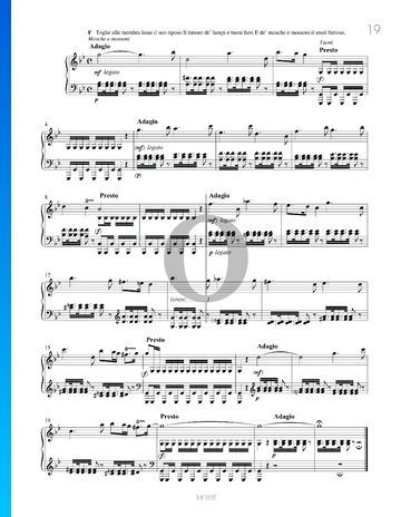 L’estate – Sommer, Op. 8, RV 315: 2. Adagio Musik-Noten