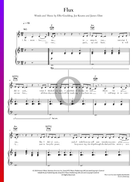 Flux Sheet Music