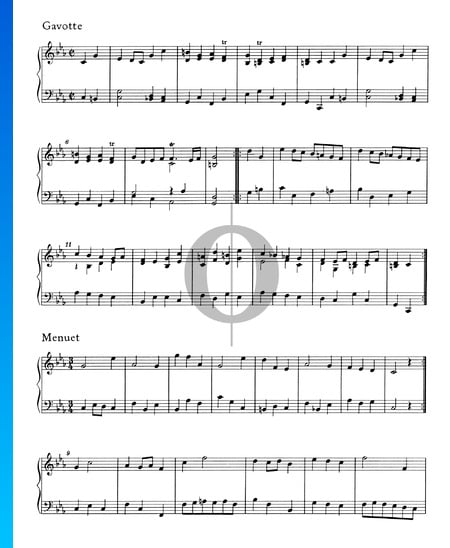 Partita C Minor, HWV 444: 4. Gavotte Sheet Music