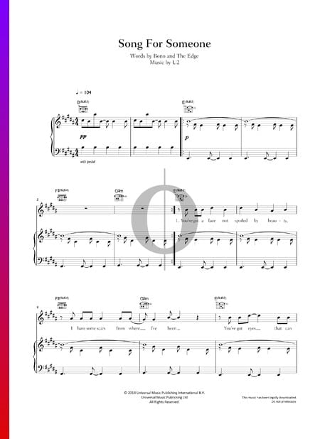 Song For Someone Sheet Music