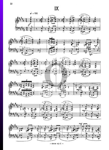 Rhythmische Studien IX Musik-Noten