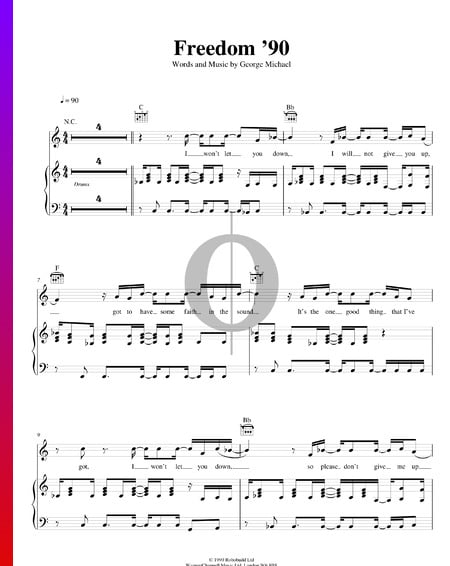 Freedom '90 Sheet Music