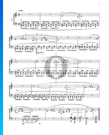 Prélude a-Moll, Op. 28 Nr. 2 Musik-Noten